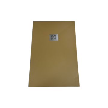 DOUCHEBAK COMPOSIET SOLID 70X120CM EGAAL BRUINBEIGE RAL1011