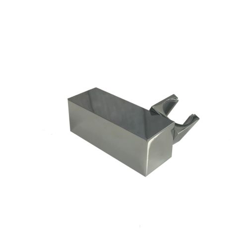 Kantelbare metalen houder Cuadro voor handdouche vierkant chroom