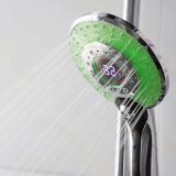 LED handdouche Celsius chroom met 3 standen en digitale temperatuur aanduiding