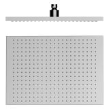 Hoofddouche Hokei 36x24cm chroom