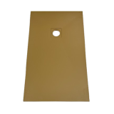 DOUCHEBAK COMPOSIET SOLID 70X120CM EGAAL BRUINBEIGE RAL1011