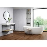 Vrijstaand ligbad Aran 180x85cm wit Solid Surface